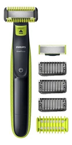 Afeitadora de cortadora y recortadora de pelo Philips OneBlade QP2620 verde lima y gris marengo 