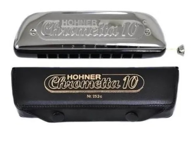  Armonica Hohner 253/40c Chrometta 10