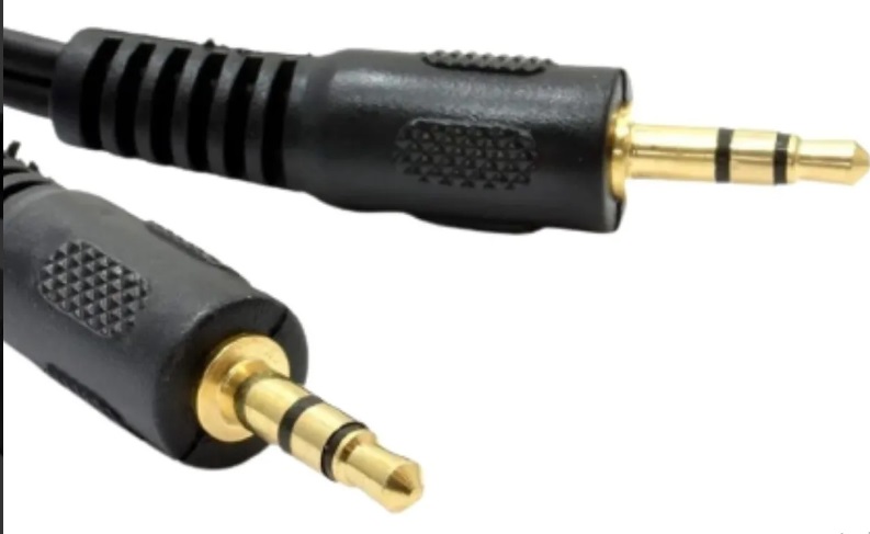 Cable Auxiliar Mini Plug 3.5 Macho 1m Audio Por Mayor 10u