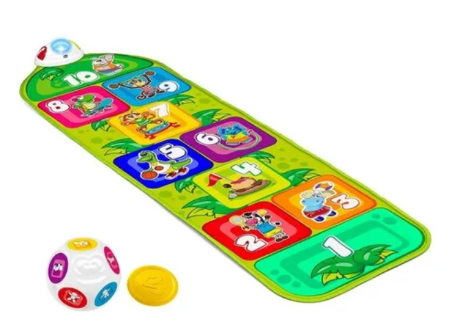 Chicco Alfombra Jump & Fit Playmat Rayuela Electr贸nica