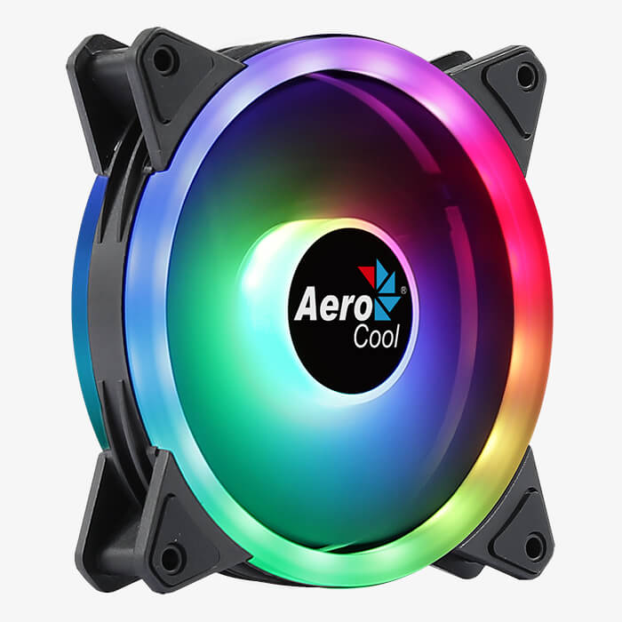Cooler FAN AeroCool DUO 12 ARGB 120MM Dual Ring