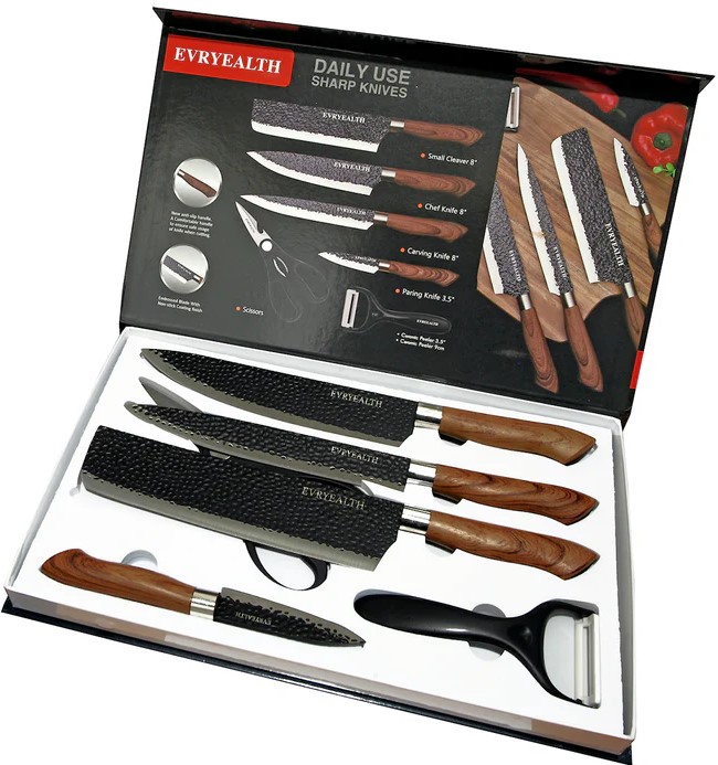 Evryealth knife Set
