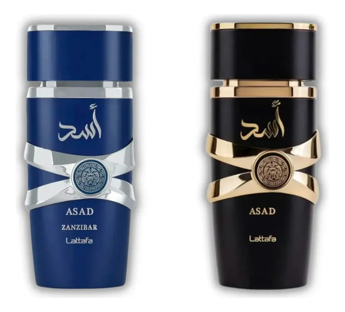Kit Perfume Lattafa Asad Asad Zanzibar 2x100m