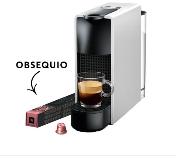 M谩quina De Caf茅 Nespresso Essenza Mini Silver  15% OFF!!!