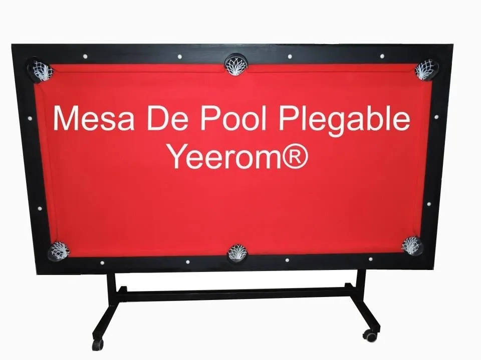 Mesa De Pool Profesion 7pies Yeerom庐 Plegable + Accesorios