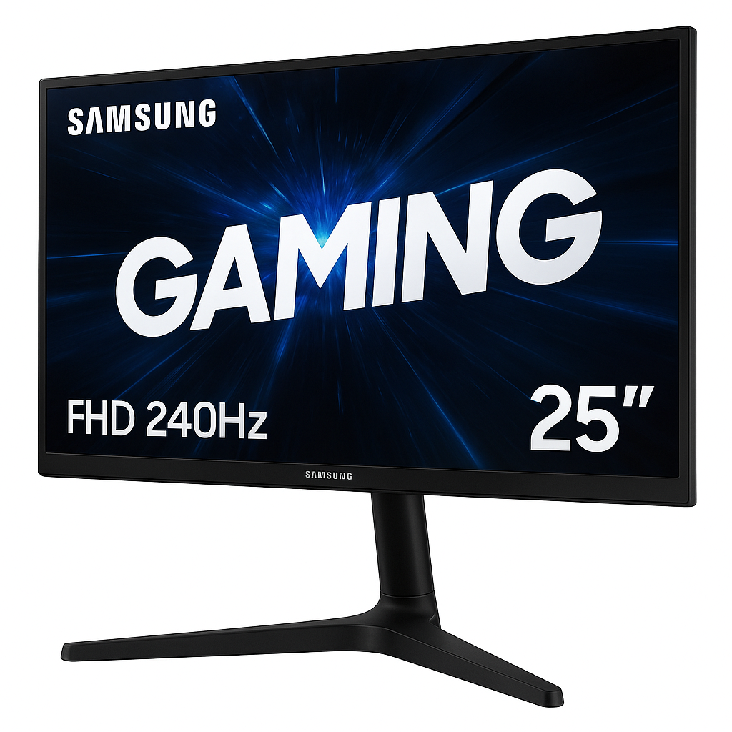 Monitor Samsung Gaming 25 Fhd 240 Hz Con Panel lps Color Negro 