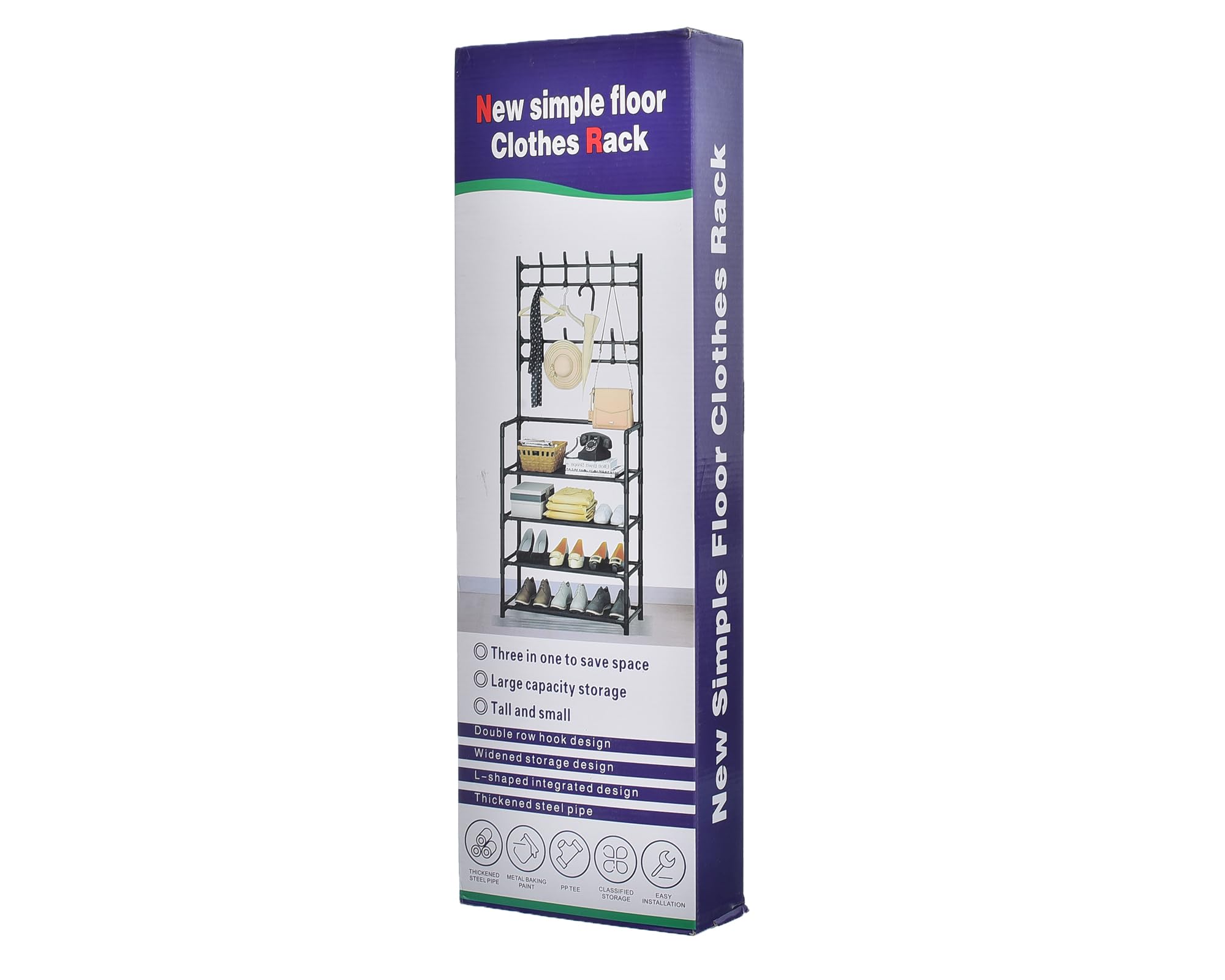 New Simple Floor Clothes Rack