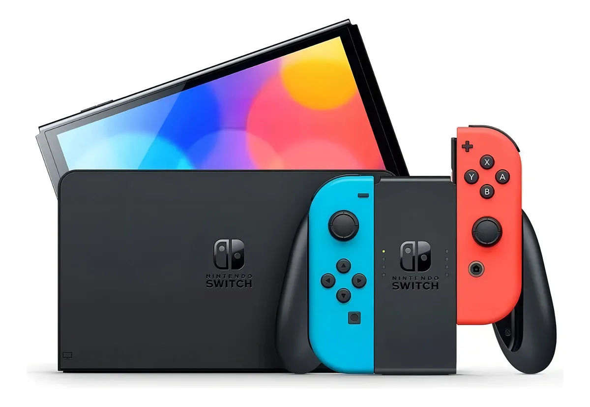 Nintendo Switch OLED 64GB Neon 