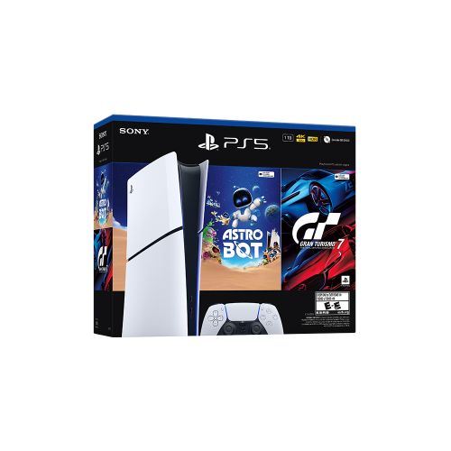 PS5 Slim Digital + Astro Bot & GT7