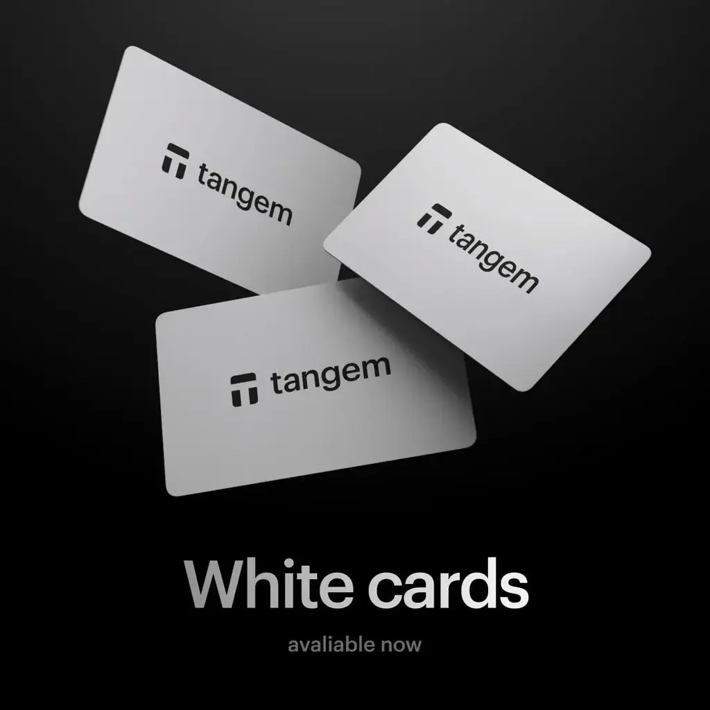 Tangem Stealth Blanca x3